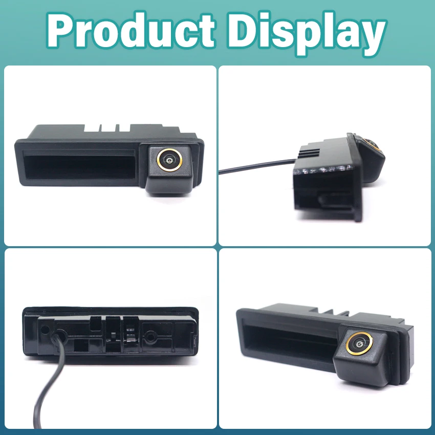 HD Car Reversing Camera For Audi A6 C6 4F S6 RS6 Q7 4L 2005~2015 HD 1080P 140° FishEye Vehicle Truck Handle Rear View Camera
