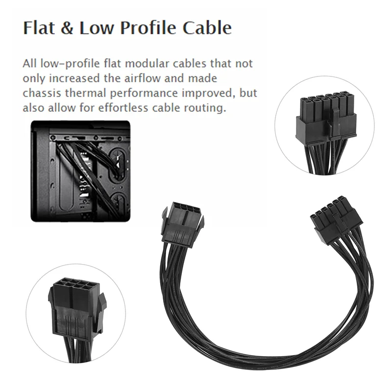 

HLES Motherboard Power Conversion Cable 24Pin to 18Pin, 8Pin to 12Pin, Support ATX Power Supply, Suitable for HP Z440 Z640