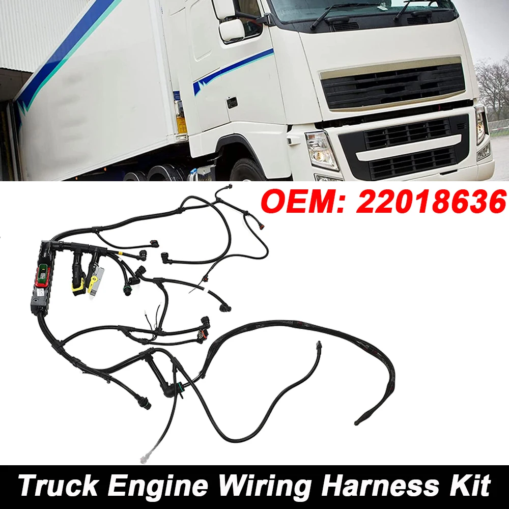 

22018636 21372461 High Quality Engine Wiring Harness Assembly Fits For Volvo FM FH Trucks 2005-2019 20911650, 21060810