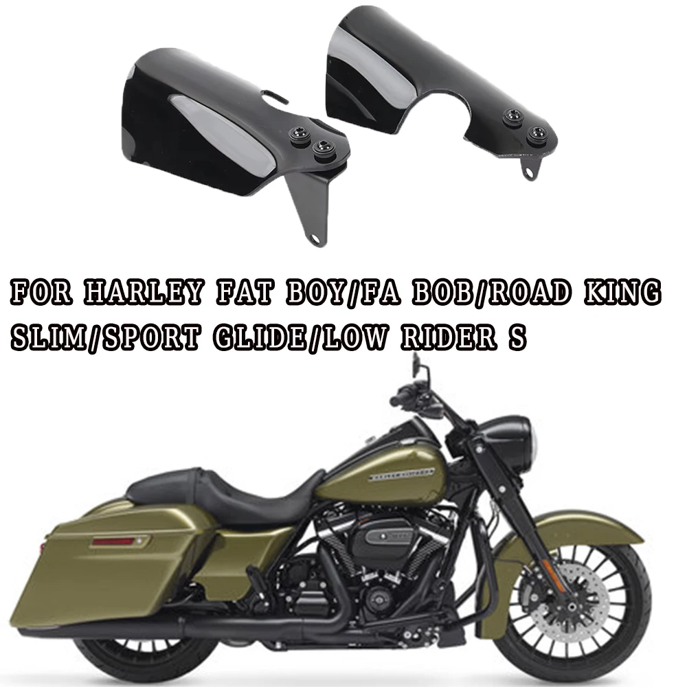 

for 100%New Hand Guards For Harley Fat Boy/Fat Bob/Road King Slim/Sport Glide/Low Rider S - Motorcycle Wind Protectors Universal