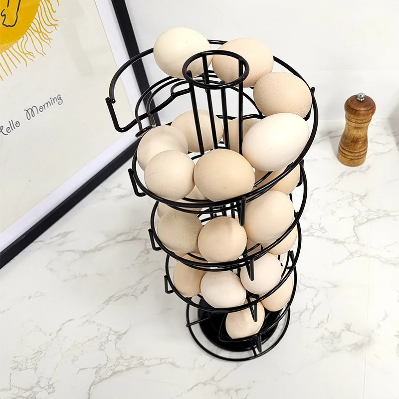 Silver 30pcs Nespresso Capsule Holder Rotating Stand 360 Degree Rotatable Shelf Caffee Organiser for Storage for Coffee Capsules