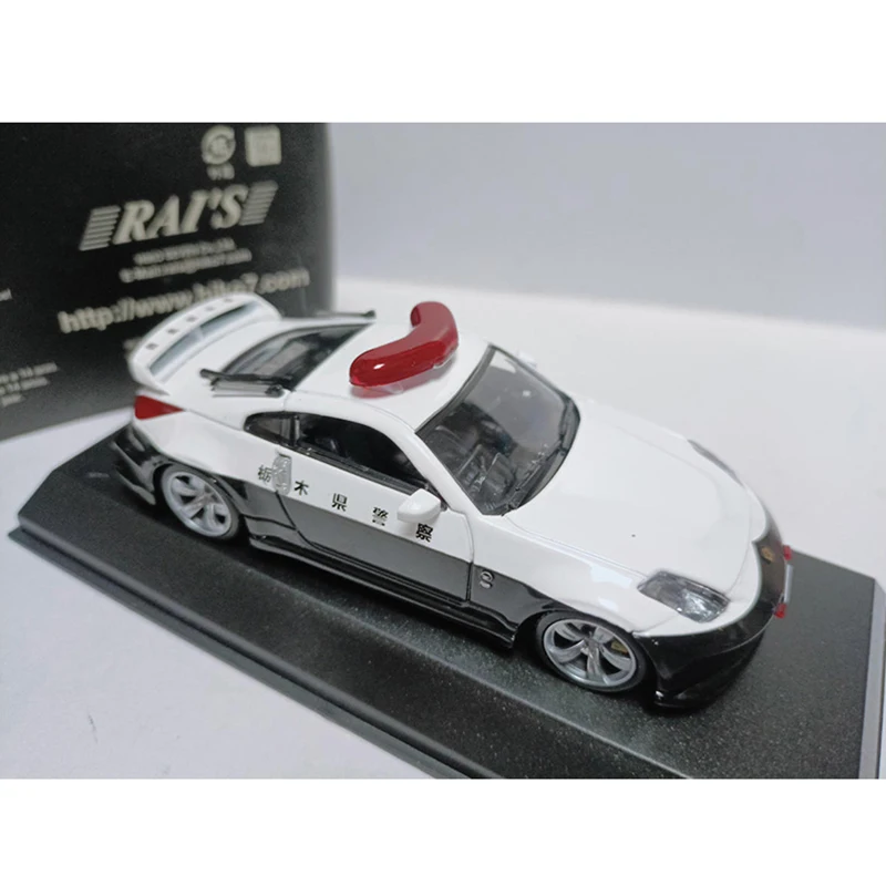 راي 1/43 مقياس Fairlady Z33 Nismo 2007 الطريق السريع المرور سبيكة الشرطة محاكاة نموذج سيارة هدايا العيد اللعب