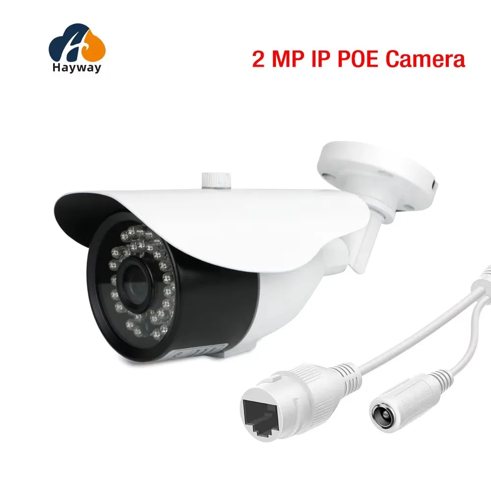 

CCTV 2.0MP AHD/IPC Outdoor Waterproof IP65 Surveillance Color Night Vision Security IR Camera DC12V/POE Power 48V BNC/RJ45 Port