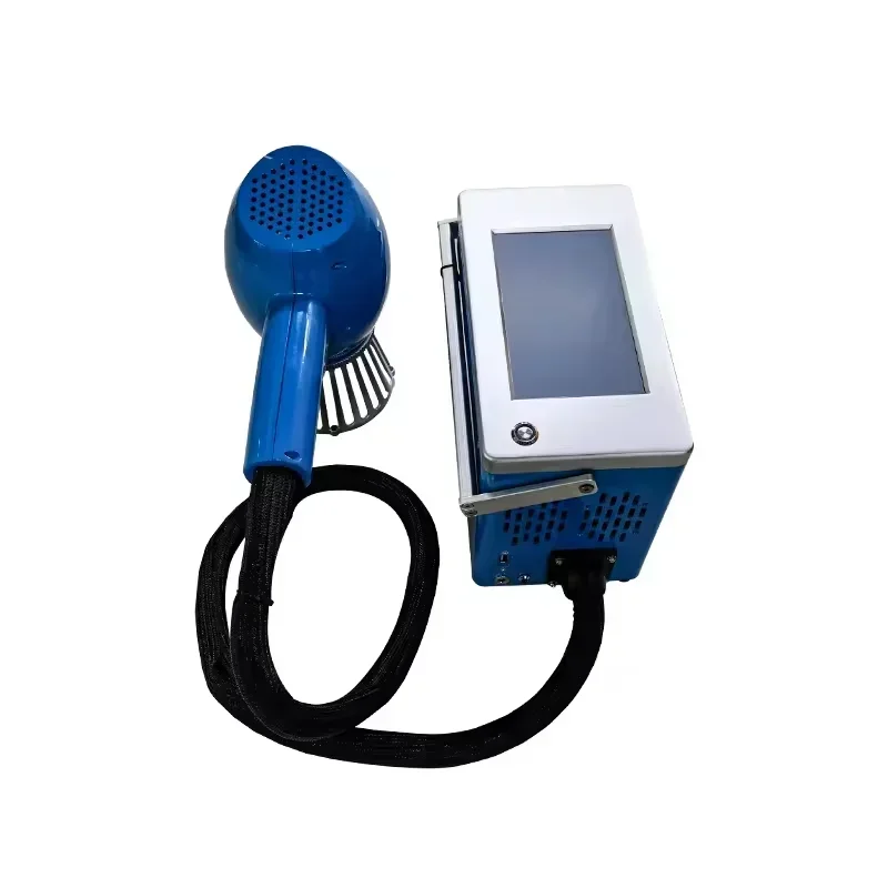 Hot Sale 20W Portable Fiber  Marking Machine Handheld Mini Fiber  Engraving Marking Machine for Tire Metal Wood Glass