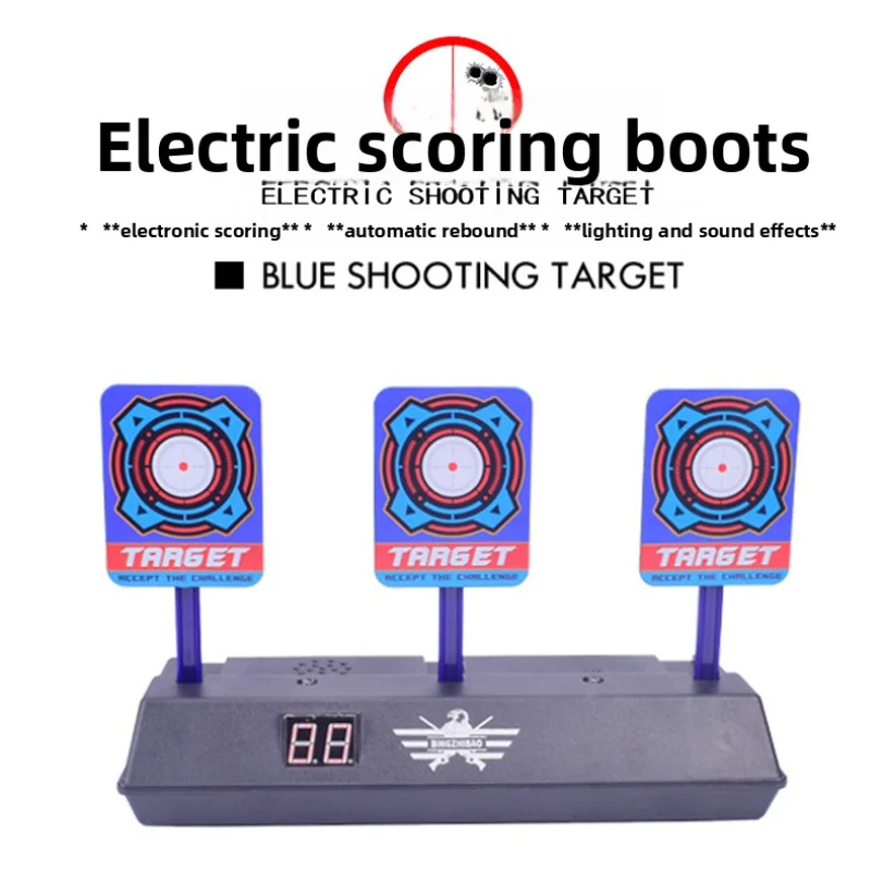 Electric Scoring Target With Automatic Return For Soft Bullet Practice, Electronic Shooting Target Device