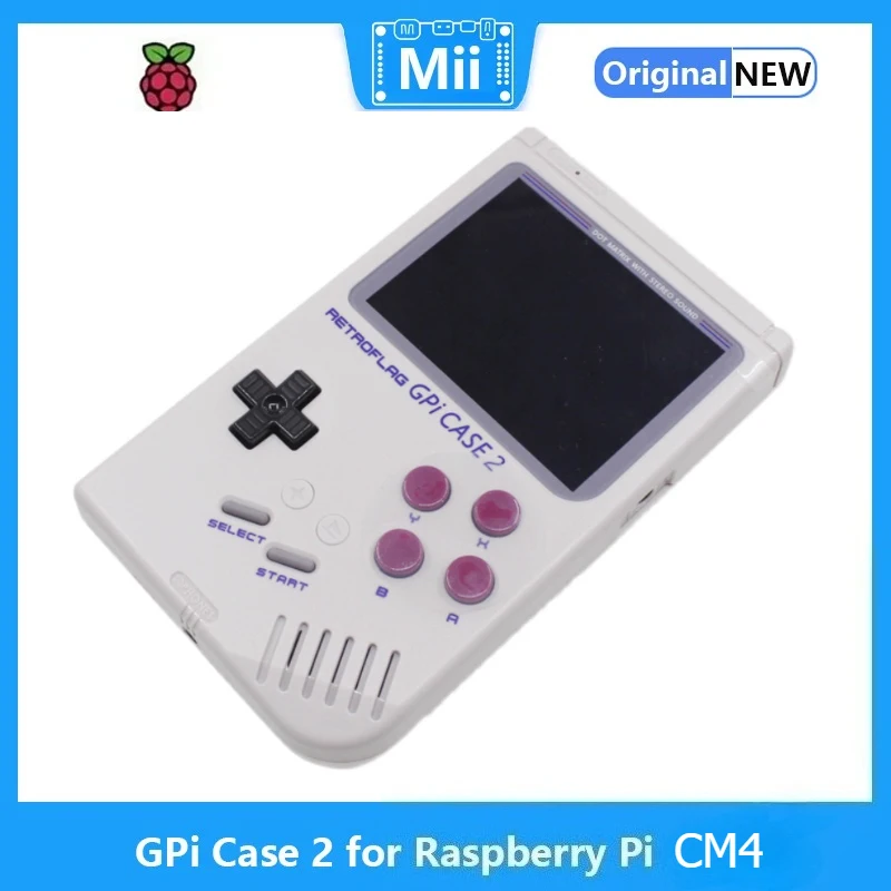 حافظة Retroflag GPi 2 لوحدة التحكم المحمولة Raspberry Pi CM4، Rpi CM41040000 اختياري