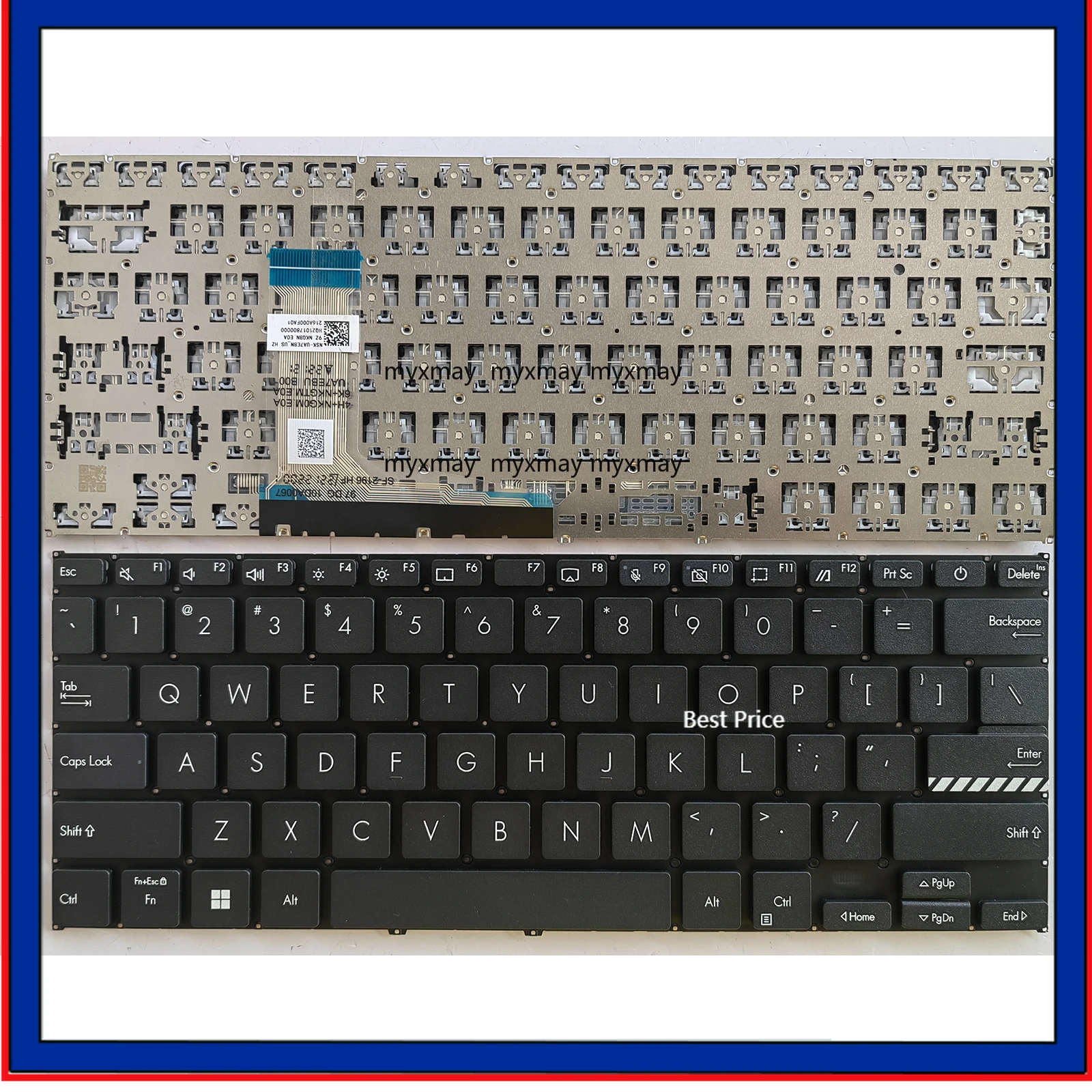 

For ASUS ADOL14Z X1403VA M1402 D1402 F1402 M1403 silver Keyboard US Backlit