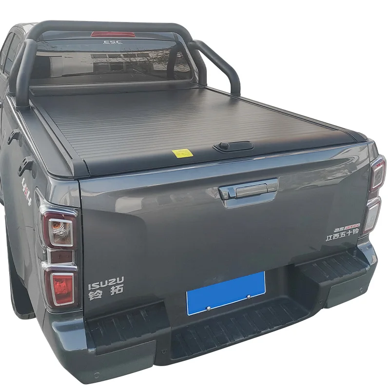 

Pickup Truck Cover Retractable Hard Aluminum Alloy Ranger Tonneau Cover for ISUZU DMAX GANK
