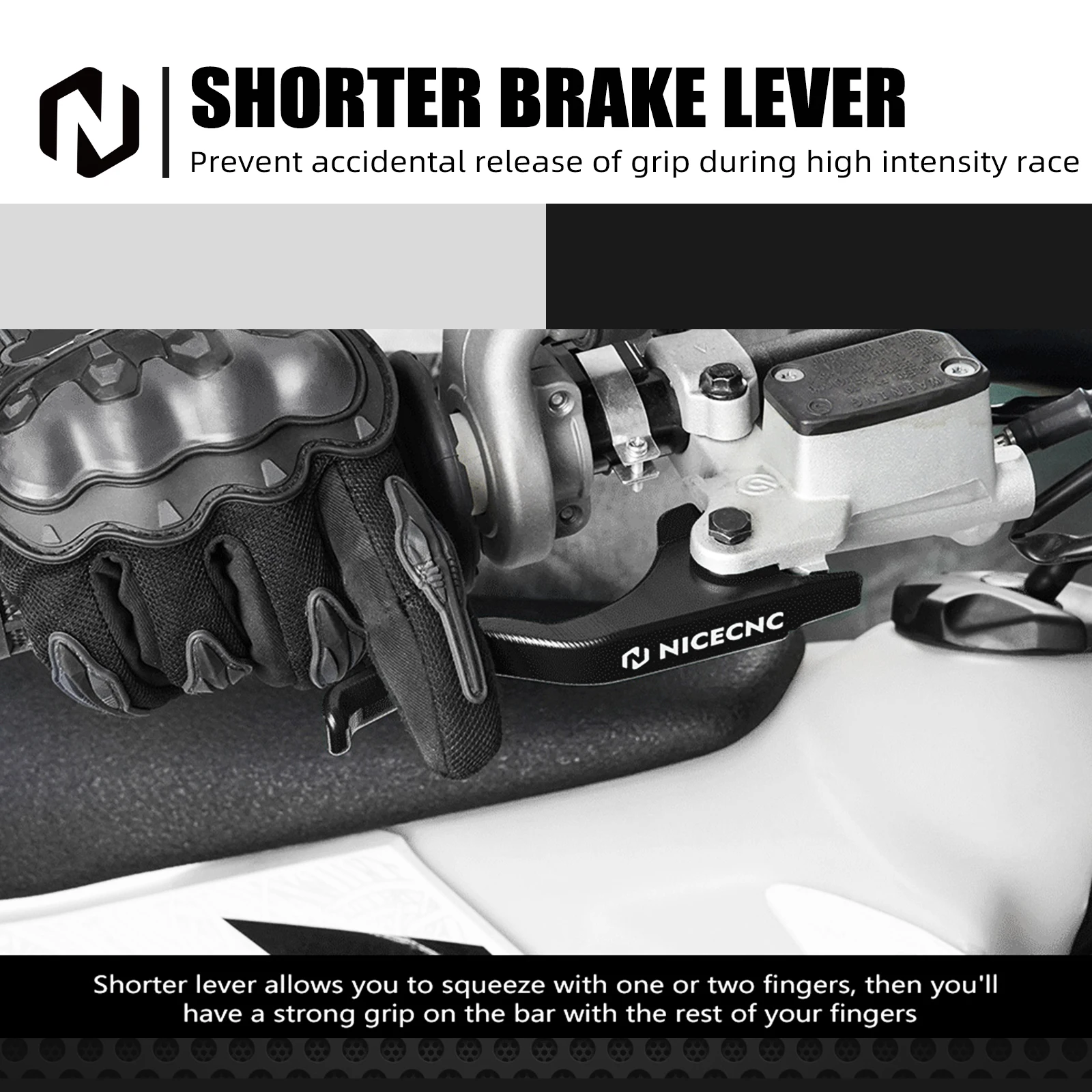 NICECNC Für KTM 2014-2026 EXC 300 EXC 250 EXCF 350 EXC 450 SX 125 SXF 250 SXF 450 XCW 300 XCF 350 XC Kurzer Brems- und Kupplungshebel – Detail 24