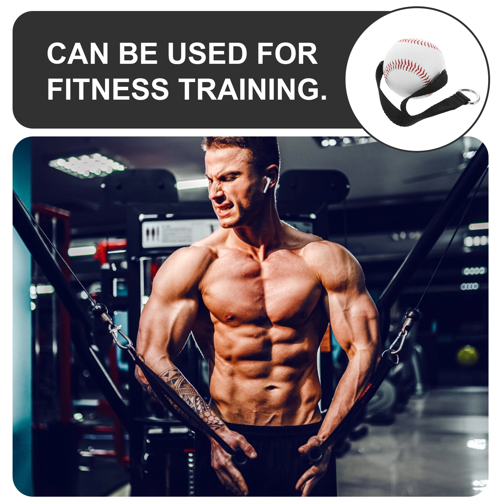 Sturdy Fitness Handle Cable Machine Attachment Resistance Band Handle for Arm Muscle Training Gym Handles Cable Machine Handles