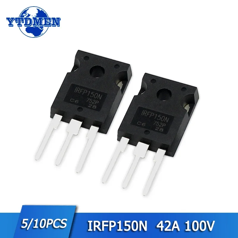 5/10pcs MOSFET Transistors IRFP150NPBF IRFP150N 42A 100V TO-247 Power MOS N-Channel Electronic Component TO247 Transistor Set