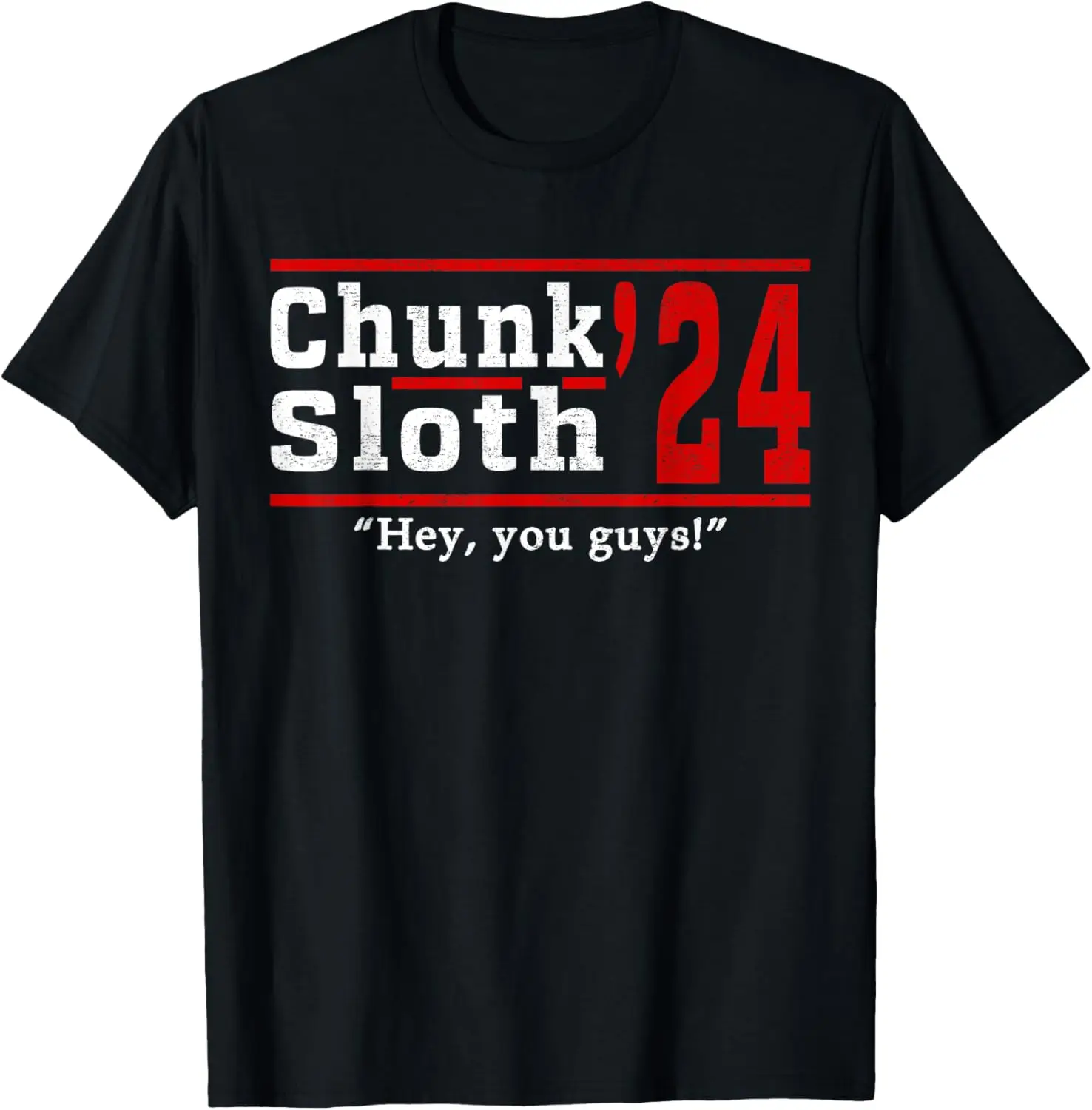 Chunk Classic Arts Funny Movie Awesome Apparel Sloth '24 T-Shirt