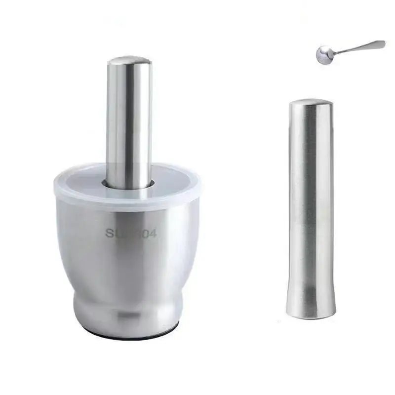 

AB11-304 Пресс для чеснока из нержавеющей стали, толчок для чеснока, бытовой измельчитель, чесночница, чесночный ступ, чаша для измельчения