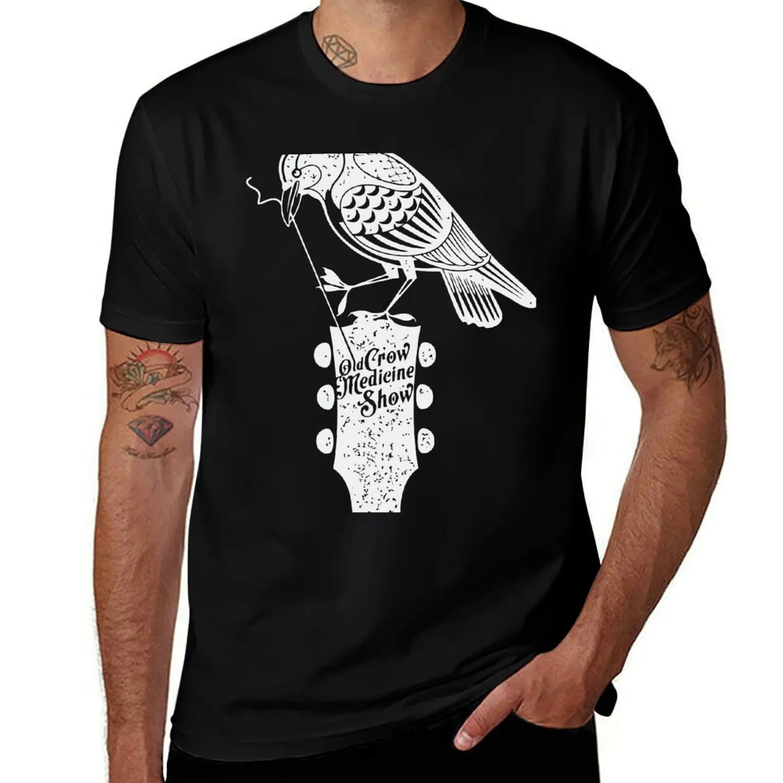 

Old Crow Medicine Show T-Shirt Classic Crew Neck Cotton T-Shirt