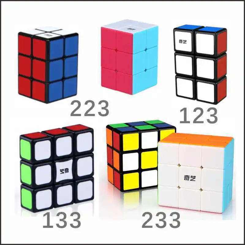 Qiyi Magic Cube 1x2x3 2x2x3 2x3x3 Magic Cube 123 223 233 133 Speed Cube Educational Puzzle Toys Magic Cubes For Kids Children