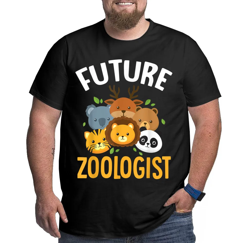 Future Zoologist Cute Zoology Students T-Shirt Oversize 5XL Female Christmas Tees Lose Tee-Shirts Round Collar Combed cotton