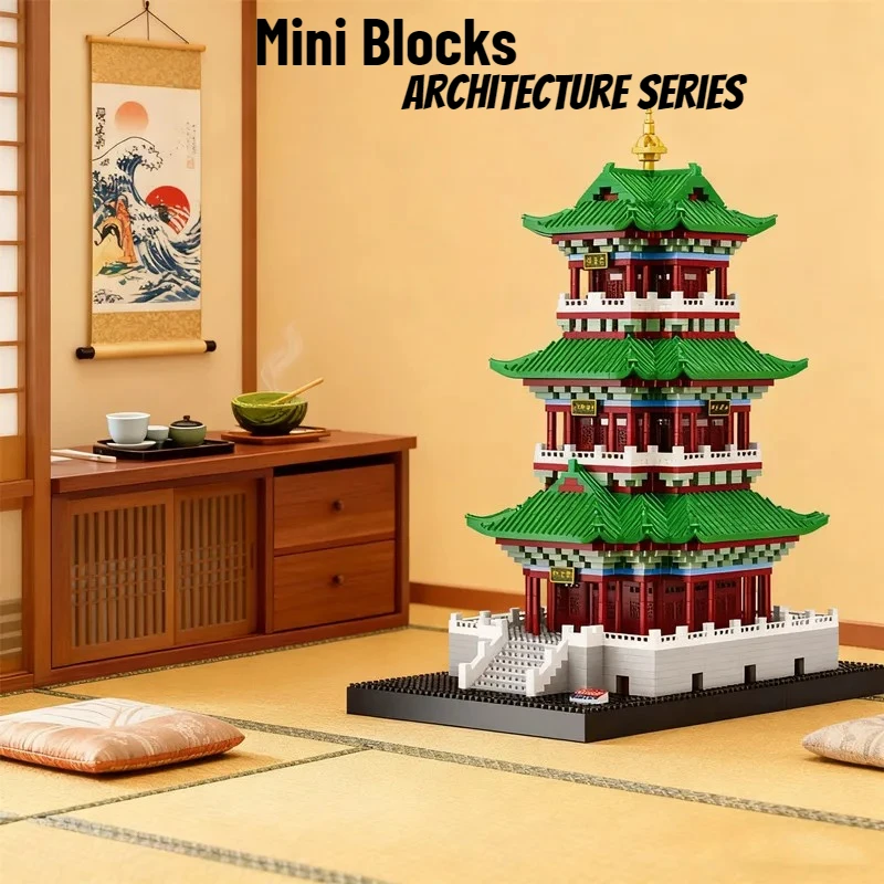 バロディ-ミニブロック-建築模型-積み木-城-エッフェル塔-タジマハル-タイタニック号-組み立てブロック-おもちゃ-新年ギフト