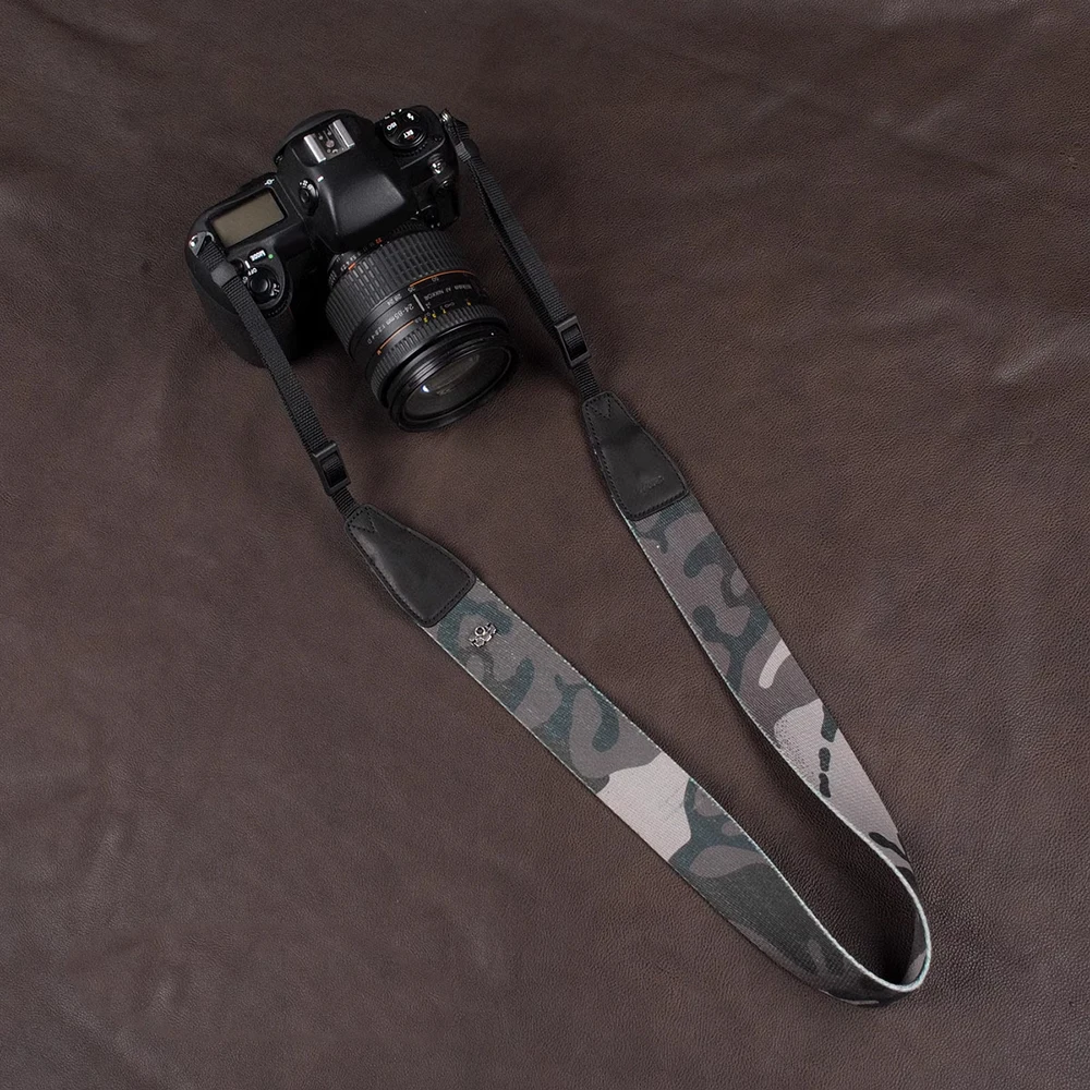 Fashionable Adjustable Cotton Camouflage DSLR Digital Camera Shoulder Strap Mirrorless Camera Neck Strap Suitable For Sony