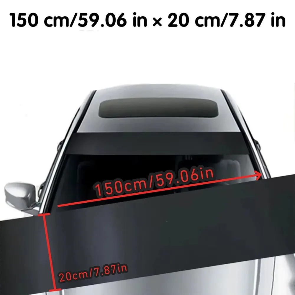 The Anti-Ultraviolet privacy Window Sticker for The Front Windshield of a Car Is Suitable for The Front Windshield Film of a Car
