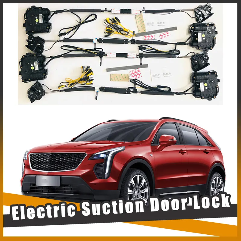 

Для Cadillac xt4 2014 ~ 2024, автомобильная мягкая закрывающаяся дверная защелка, актуатор, автоматический Электрический поглощающий всасывающий бесшумный закрыватель