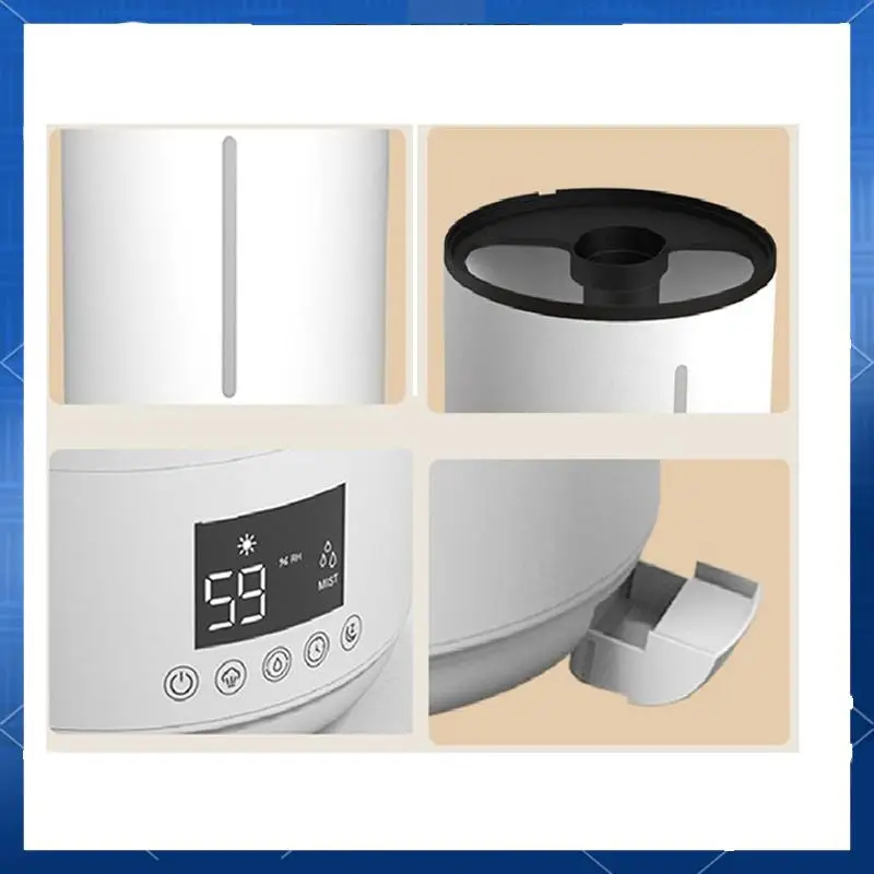 

4L Humidifiers For Bedroom Room Sufficient Fog Air Diffuser Desktop Atomizer Humidifier Essential Oil Diffuser EU Plug Durable