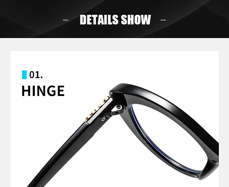 Personalized Cat-Eye Large Frame Anti-Blue Light Glasses New Light Luxury Casual Glasses Frame Fashionable Women's Glasses Frame
