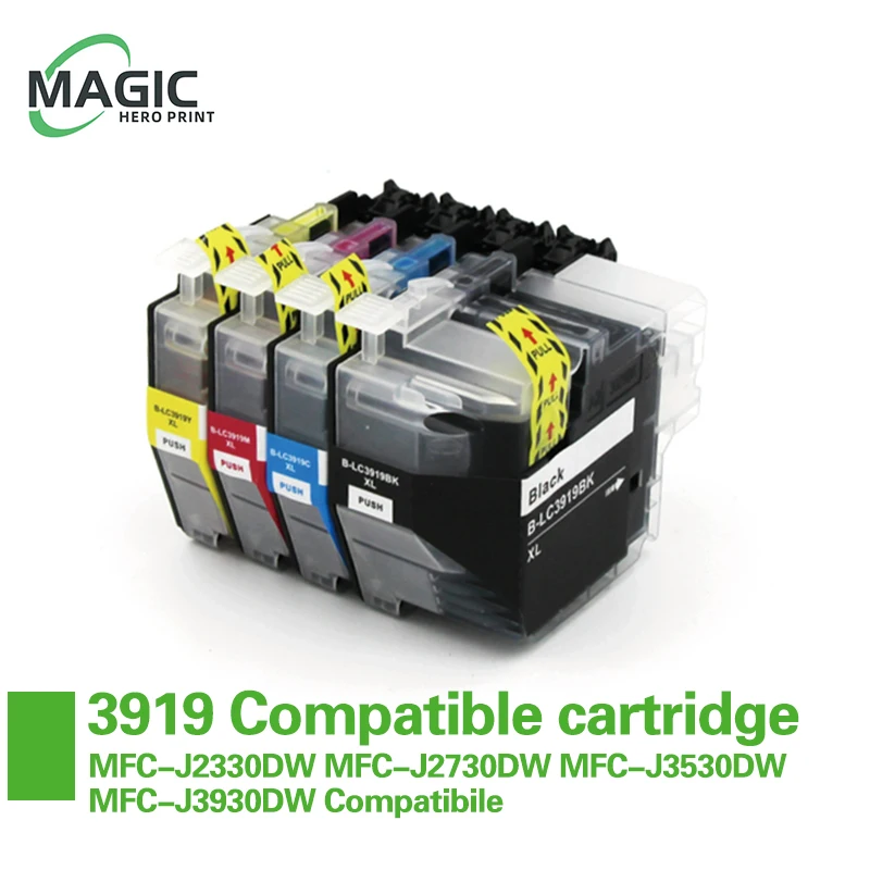 NEW 1set LC3919 lc3919xl vestito Cartuccia di inchiostro per Brother MFC-J2330DW MFC-J2730DW MFC-J3530DW MFC-J3930DW Compatibile