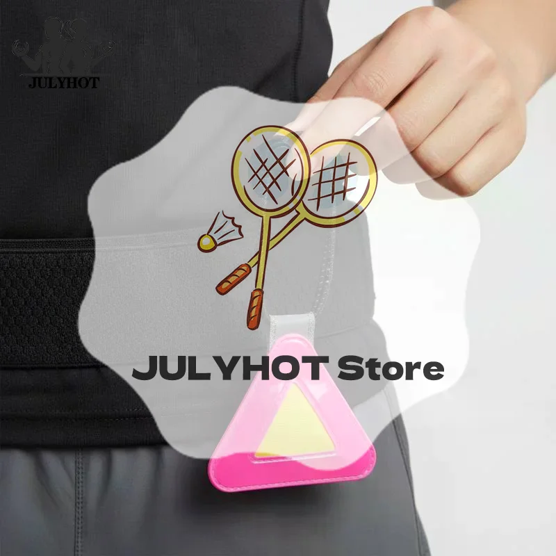 Bike Triangle Reflective Signs Safety Warning Pendant Night Riding Reflective Patch Portable Multi Functional Reflective Label