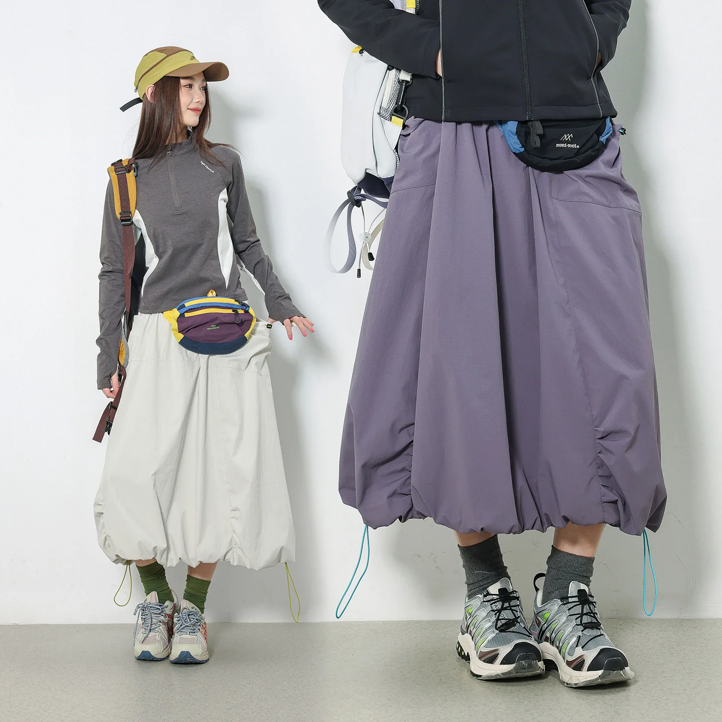 Outdoor Waterproof Track Skirt Women Mountain Hiking Quick Dry Loose Sport Cargo Skirt Spicy Girl Streetwear Y2k Fashion Skirts