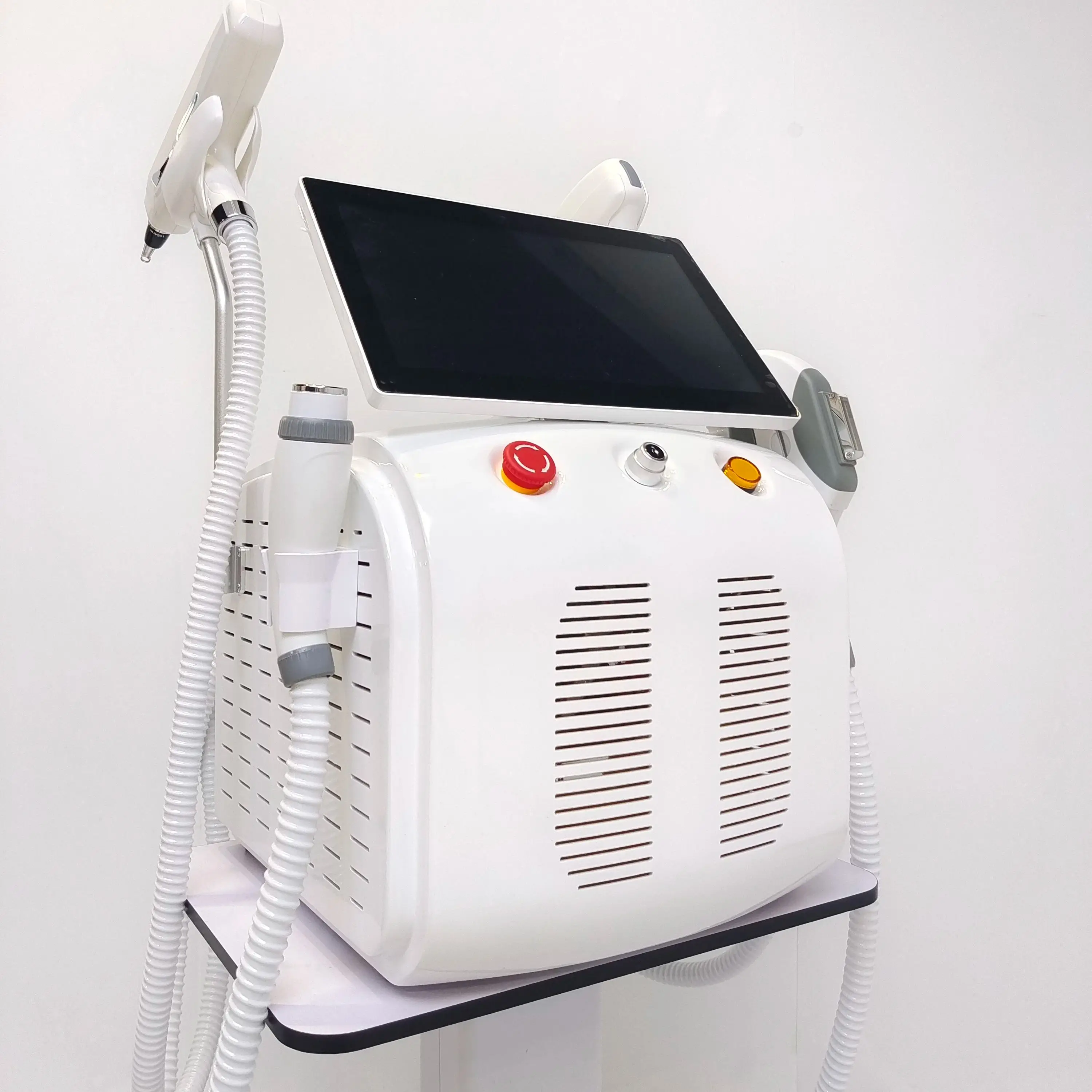 4IN1 Sopraan Titanium Ijs Platina RF Diode 755 808 940 1064nm 4 Golf Laser ND: YAG Machine Pijnloos Ontharing Machine 4000 W - afbeelding 2