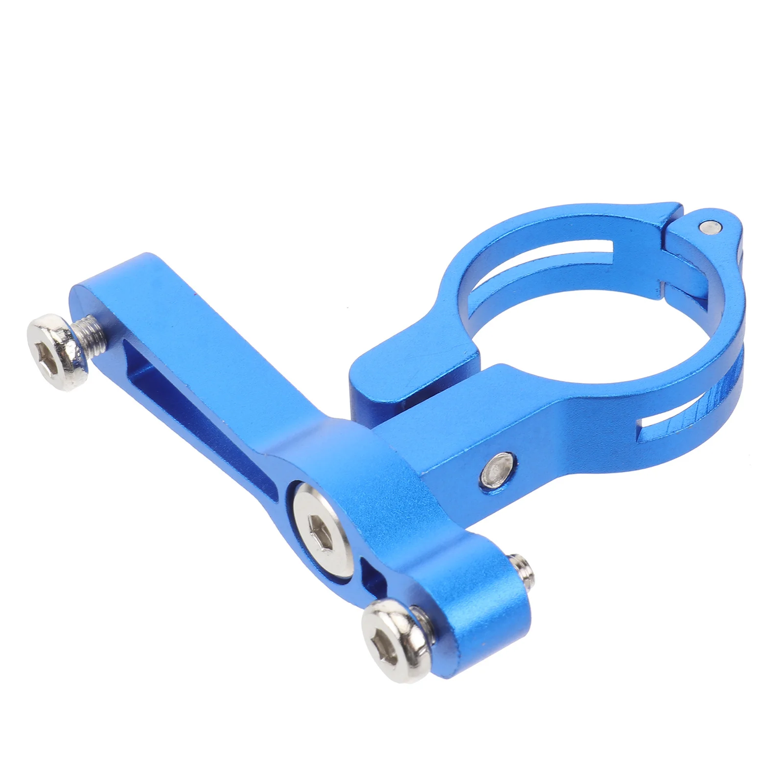 1 Buah Adaptor Penjepit Botol Air Sepeda dari Paduan Aluminium, Dudukan Botol Minum Berputar untuk Kebanyakan Pegangan, Penjepit Rak Botol Minum