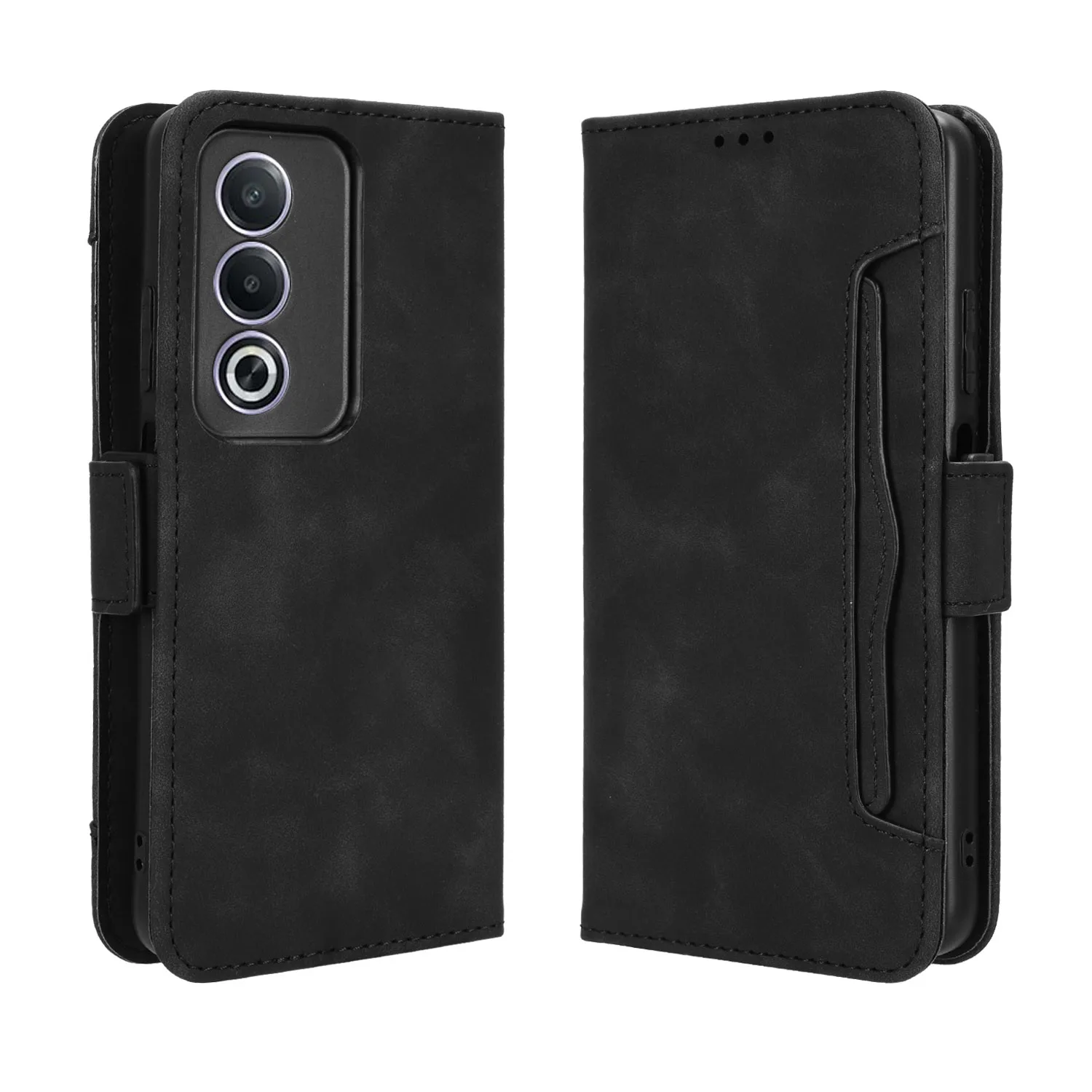 Flip Leather Wallet Cover for Oppo, Separate Type, Many Card Slot, Shockproof Magnetic Closure Case, A3Pro, PJY110