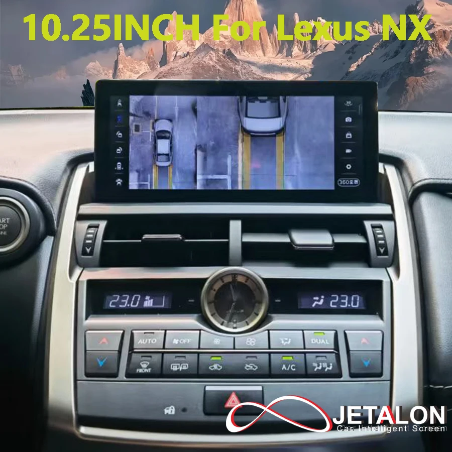 10.25inch Android CarPlay Auto Radio For Lexus NX NX200 NX200T NX300h 2014-2021 Multimedia Navigation GPS DSP 4G Head Unit Video