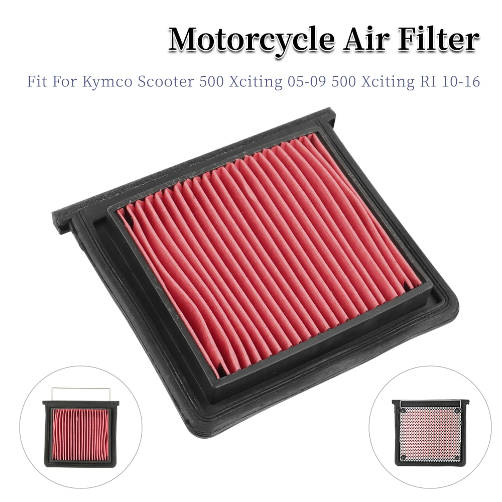 

Fit for Kymco Scooter 500 Xciting RI 2010-2016 500 Xciting 2005-2009 00163096 1723C-LBA2-E00 Motorcycle Air Filter Cleaner
