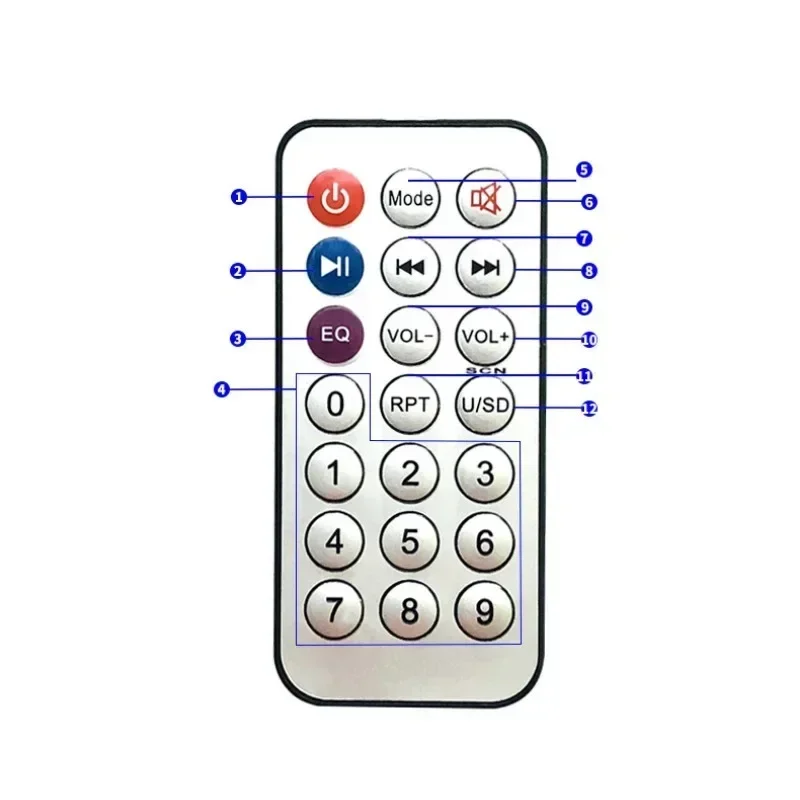 HY-502S i Bluetooth 5.0 Leistungsverstärker unterstützt verlustfreie FLAC\WAV\APE Musikformat USB SD FM Radiofunktion mit Fernbedienung