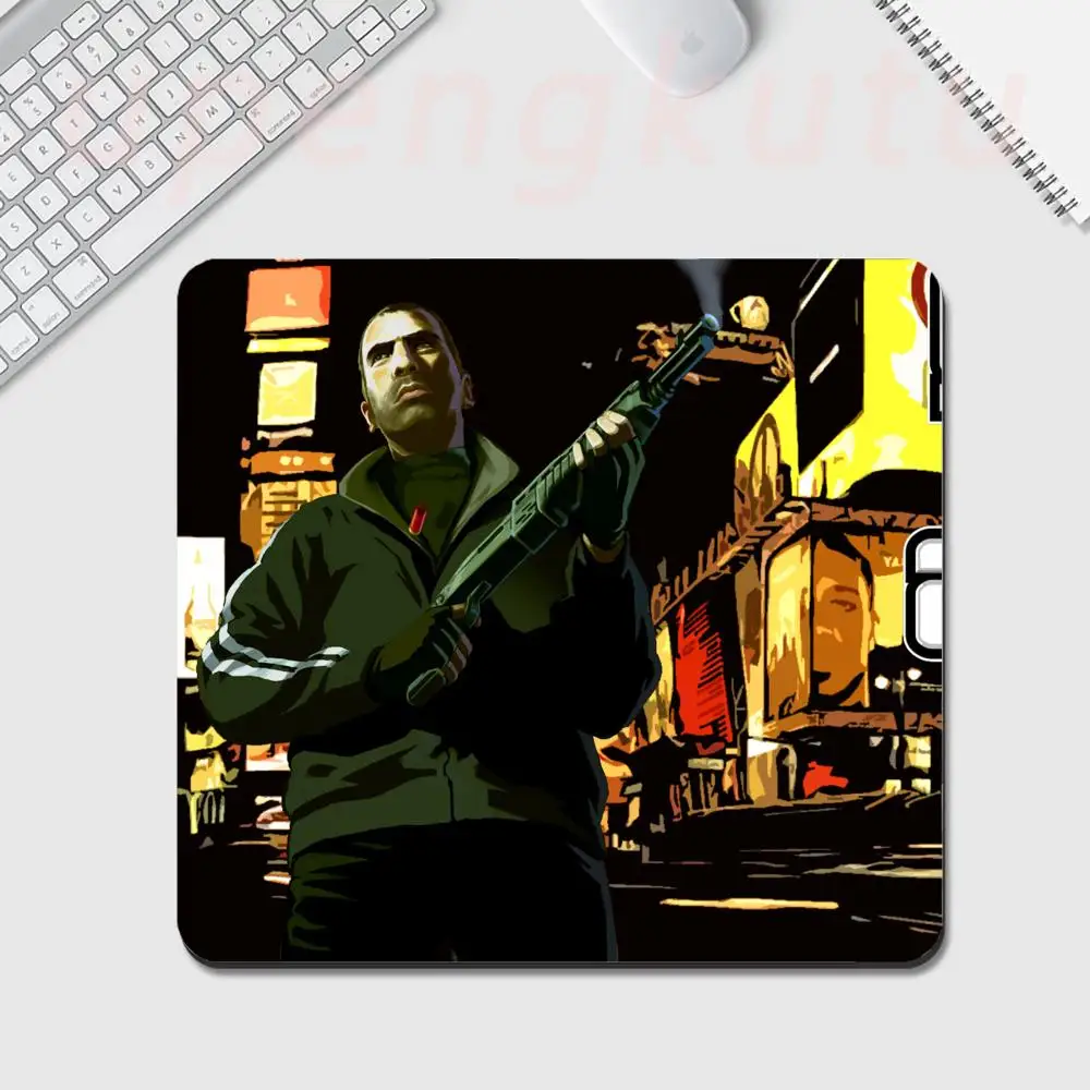 XL 450x400x5mm thicken GTA 6 Grand Theft Auto Game Mousepad Computer Desk Mat Table Keyboard Pad Laptop Cushion Non-slip Deskpad