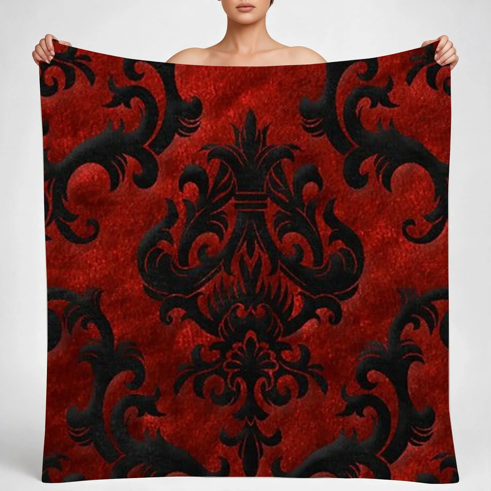 Gothica Throw Blanket couch cozy soft plush fuzzy picnic outdoor blanket