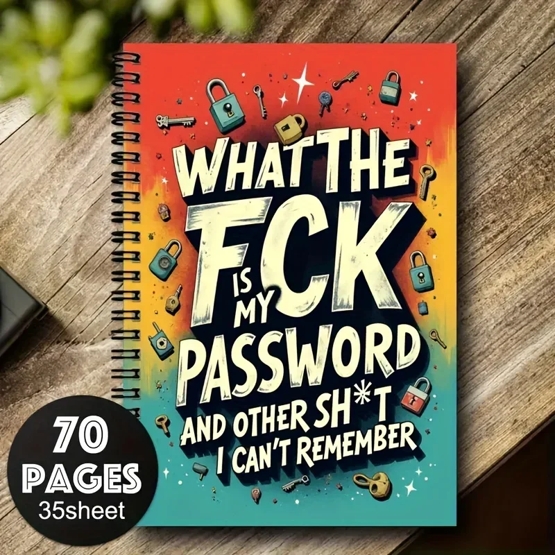 الكتب اليدوية، العناصر الشعبية، كتاب كلمة المرور 70 صفحة، المصنف، دفتر السجل، دفتر الملاحظات، كتاب الخطة، كتاب الملف #5