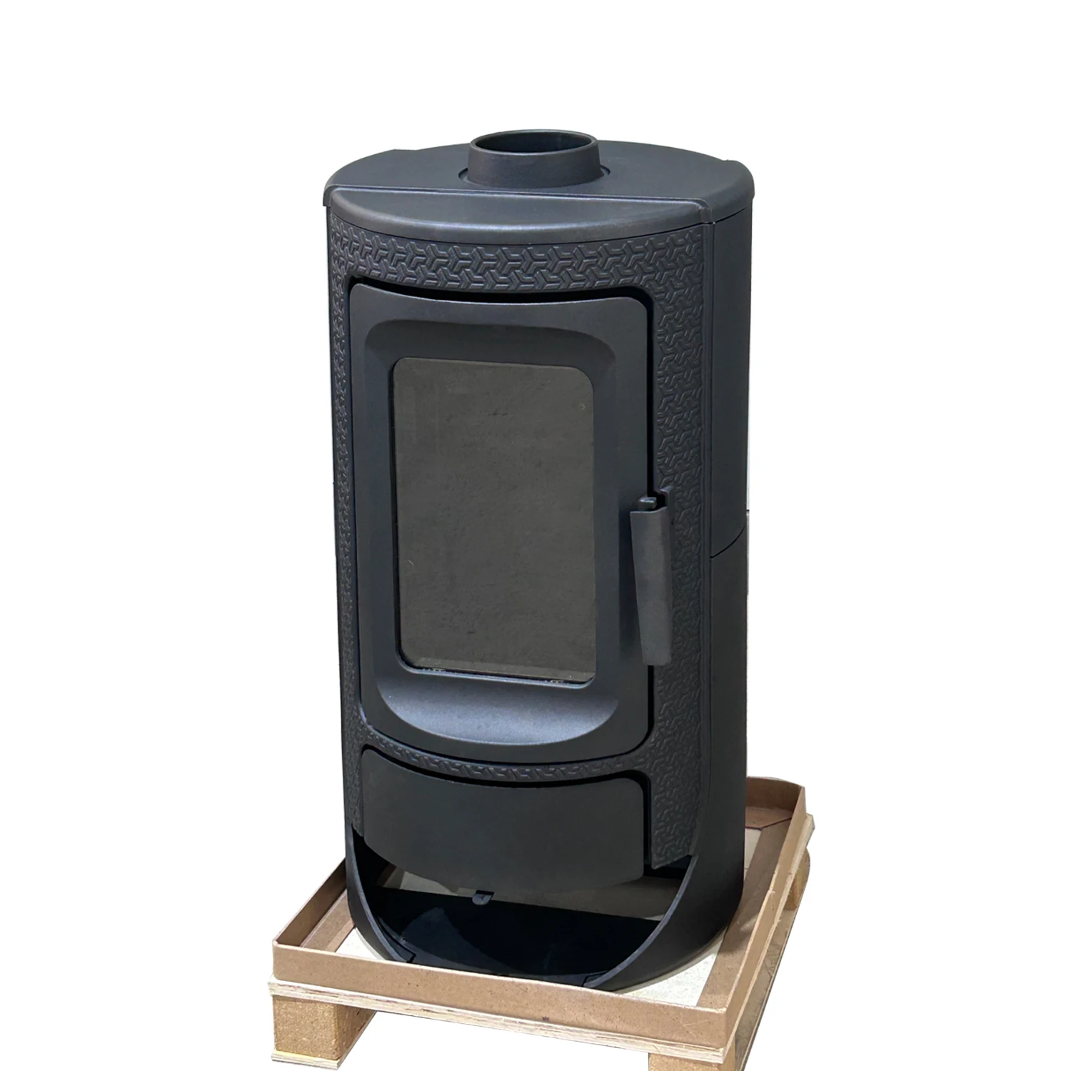

Luxurious and practicalR1003A Long Lifespan Cast Iron Indoor Heating Wood Burning Stove Energy Efficiency Wood Heater with Secon