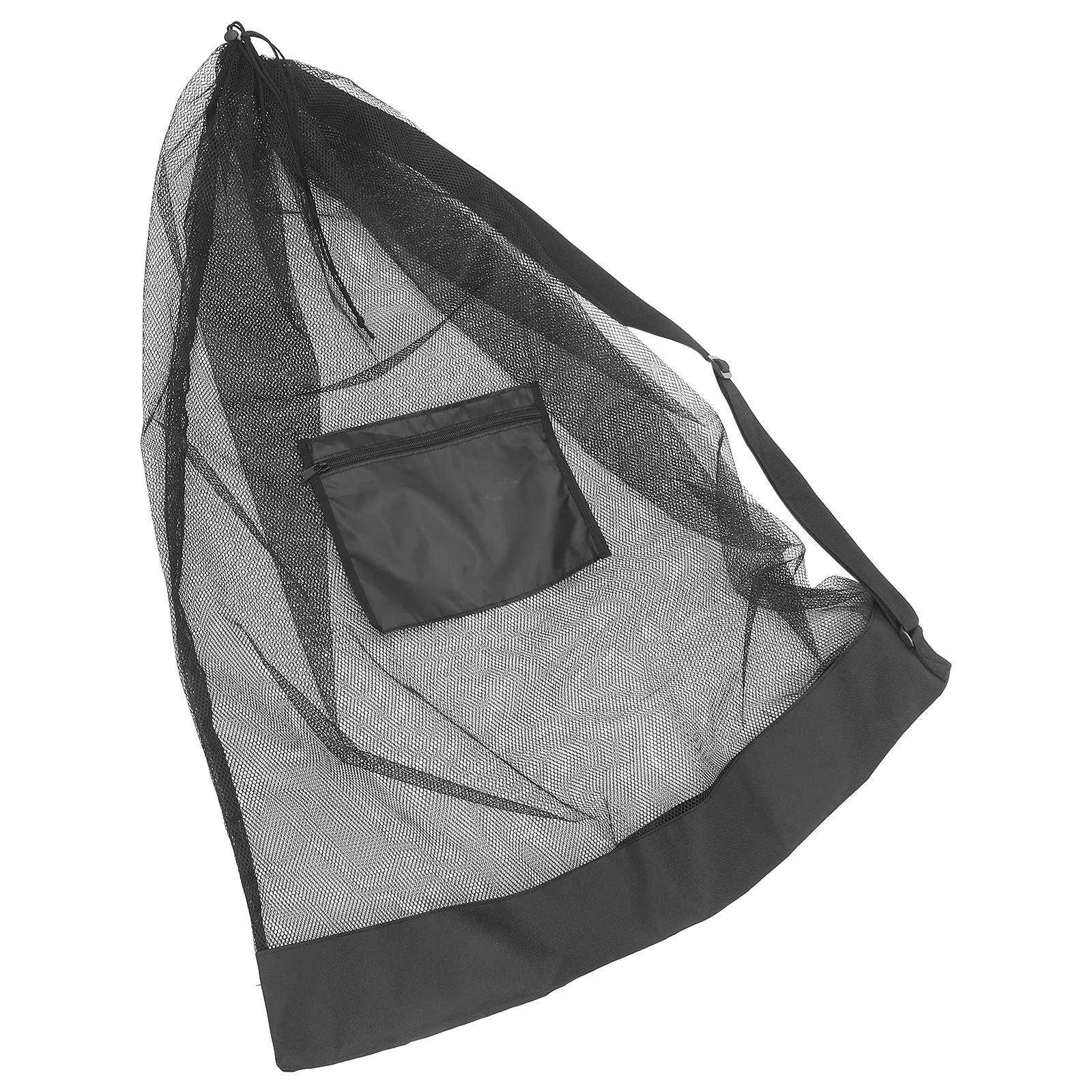 Große Mesh Basketball Kordelzug Tasche Langlebige Sport Ball Träger Tragbare Mesh Ball Lagerung Organizer Basketball Tasche