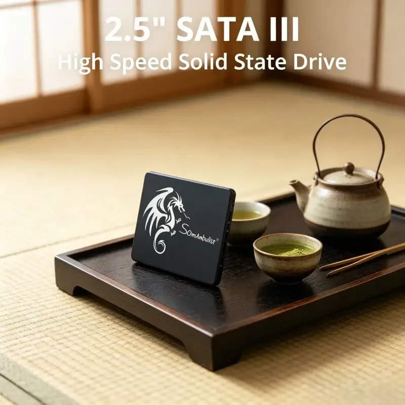 

2.5 Inch SATA3 Internal Solid State Drive from SomnAmbulist, Diverse Multi-capacity Options, Ultra Swift Drive for Home
