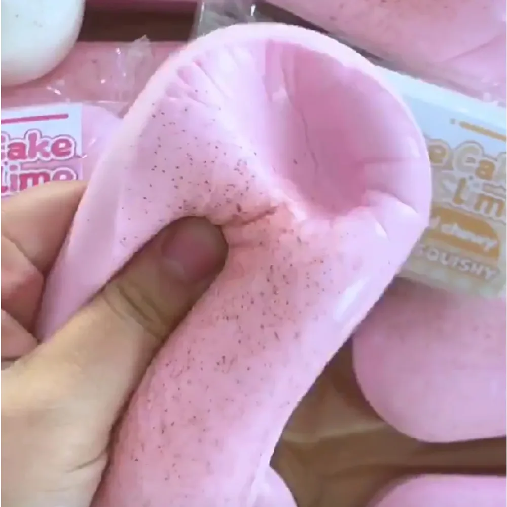 اسفنجي الجبن كعكة الخبز ضغط لعبة لينة الإجهاد الإغاثة بطيئة ارتفاع الحسية تململ للقلق أدهد التوحد هدية للأطفال البالغين #5