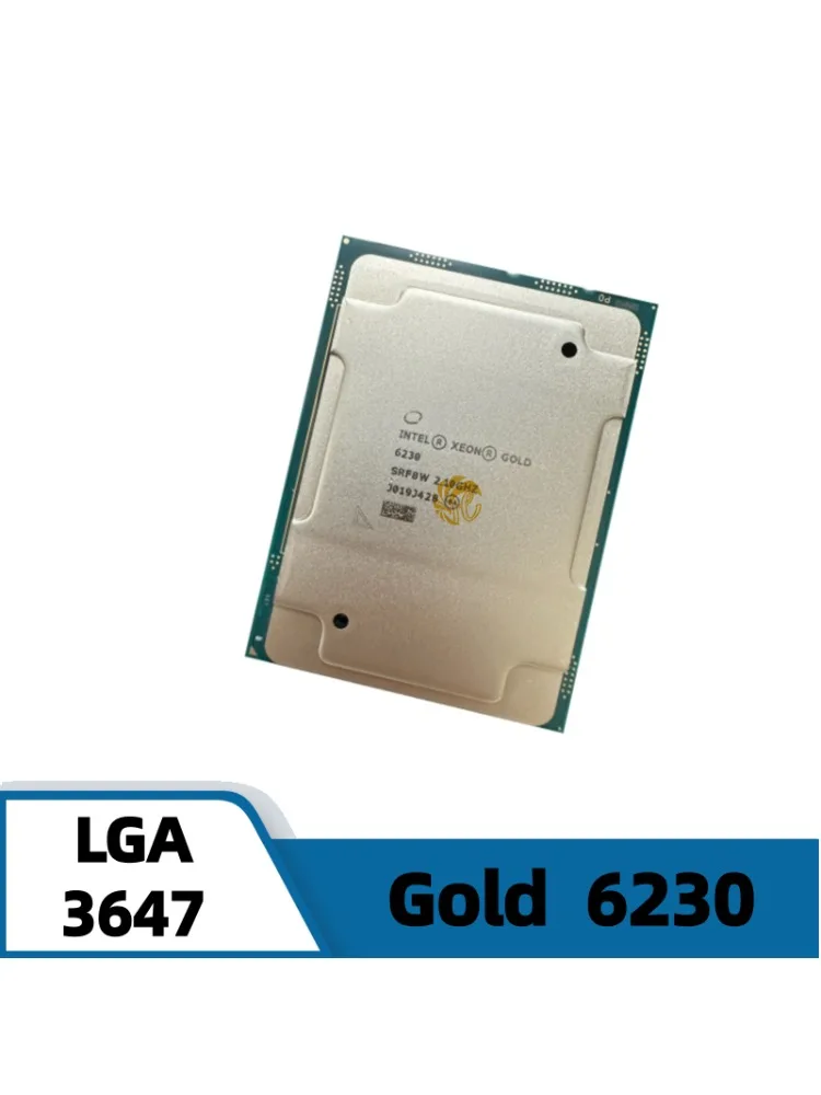 Procesor Gold 6230 2.10GHz 20-rdzeniowy 40-wątkowy 27.5MB 125W LGA3647 Dla C621 Xeon 6230 — zdjęcie produktu 2