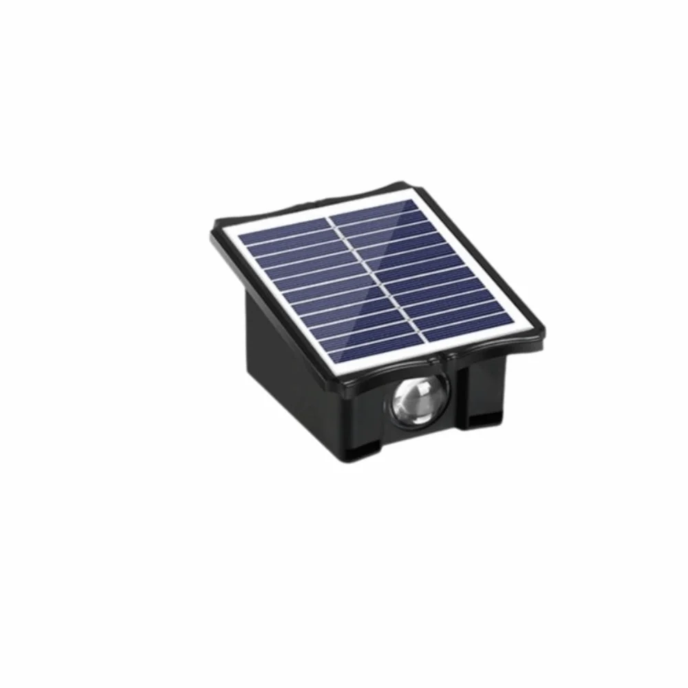 Up and Down Luminous Solar Wall Lamp Waterproof Modern Waterproof Wall Lamp Spotlight Dimming Minimalist Solar Led Wall Light