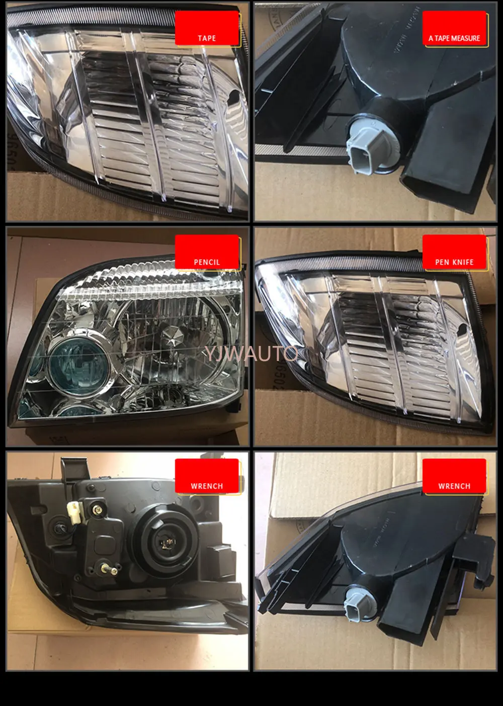 Headlights Assembly For Nissan X-TRAIL T30 2001~2007 Car Headlamp Auto Lights Replacement Whole Car Light Assembly