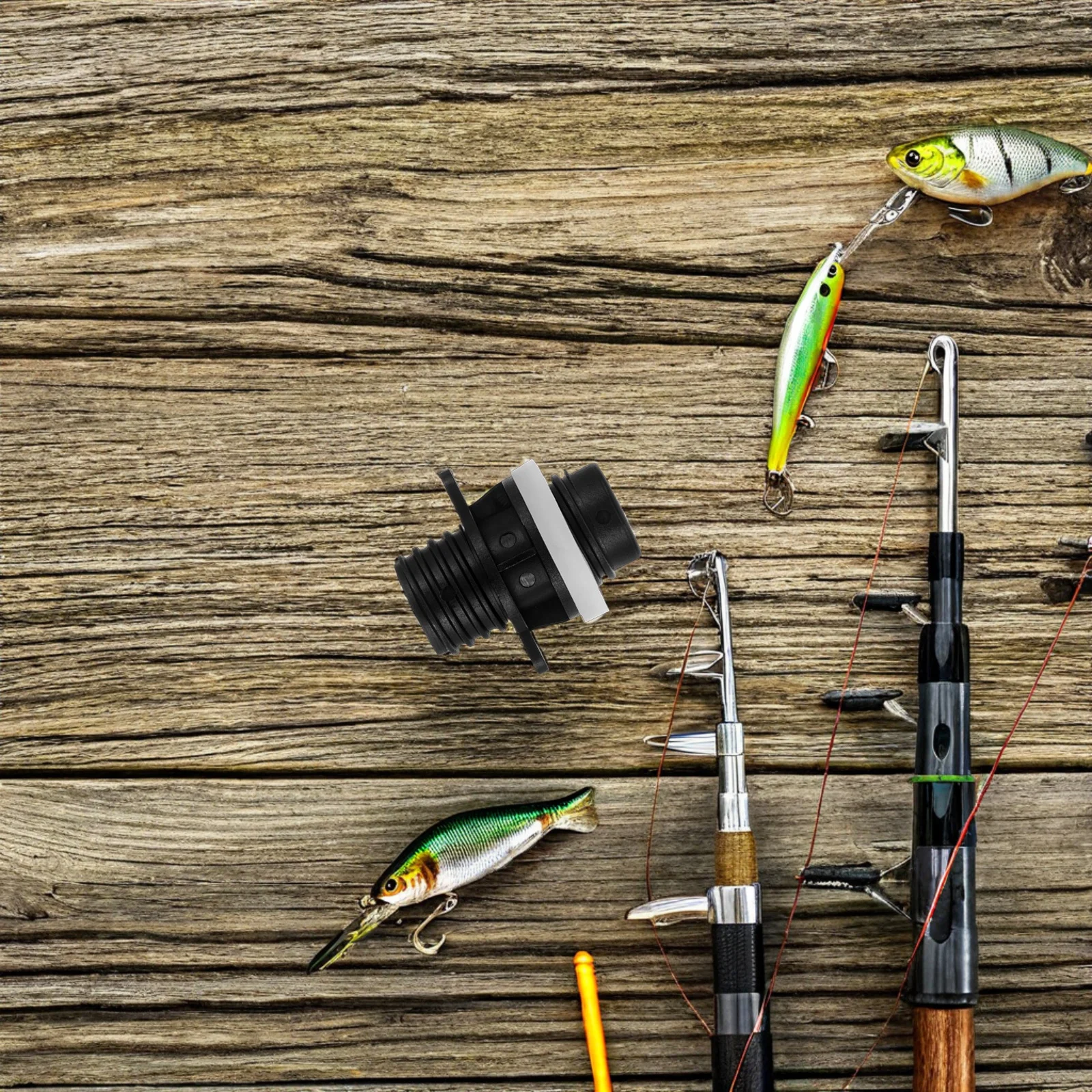 

2pcs Air Pump Adapter Inflation Valve Replacement PVC Universal Kayak SUP Boat Fishing Trip Accessories Portable Leakproof