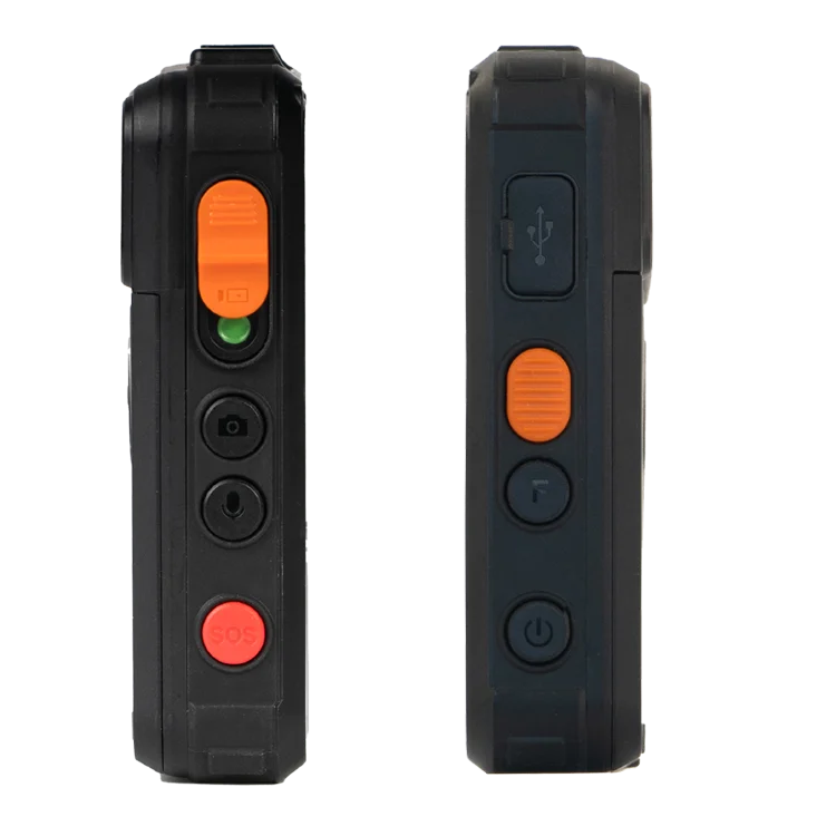 DVR Android Walkie Talkie PTT 2K 4G Body Worn with Live Stream RTSP AES256 Tracking SOS WiFi Body Cam Traffic - view 4