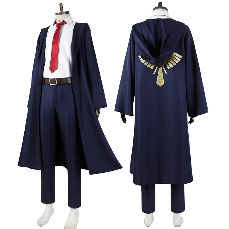 Anime Mashle Magic and Muscles Mash Burnedead Cosplay disfraz peluca gabardina uniforme escolar negro hombres traje de Anime