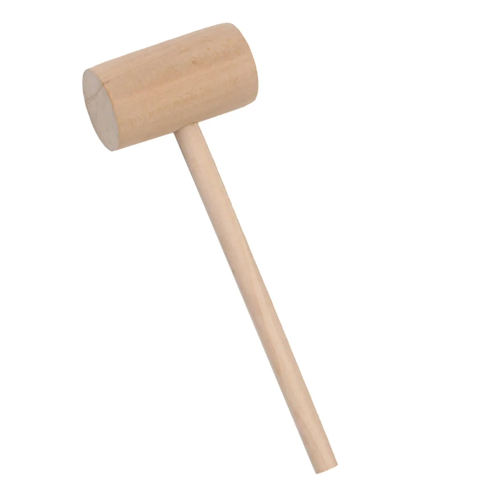 12 Pcs Hammer Toys Mini Wood The Short Hair Educational Wooden Hitting Child Kids