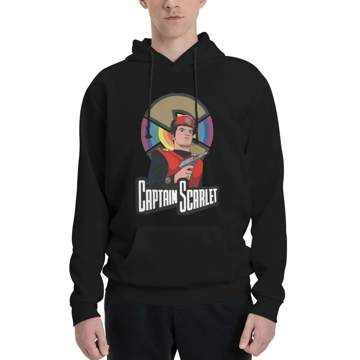 

Captain Scarlet Polyester Hoodie Men's Sweatershirt Warm Dif Colors Sizes